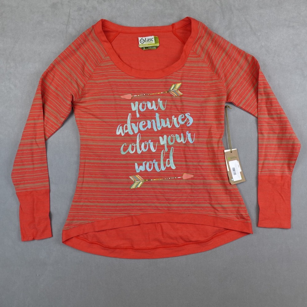 NWT Tasc Performance Hi Lo Pullover Activewear Womens Small 4-6 Bamboo Blend New